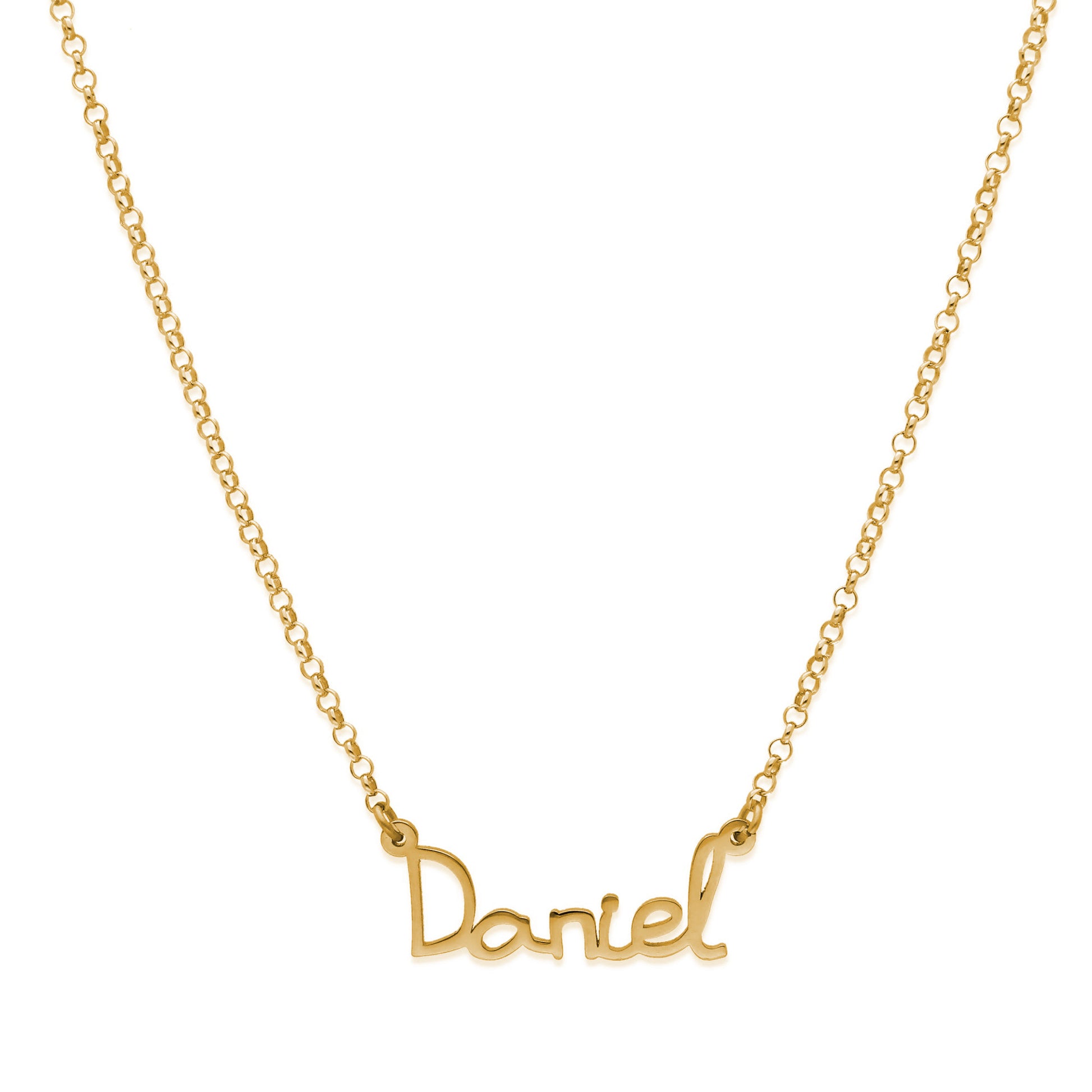 Colgante Nombre Manuscrito Personalizado Plata 925