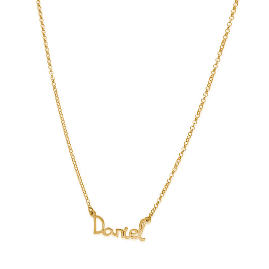 Colgante Nombre Manuscrito Personalizado Plata 925