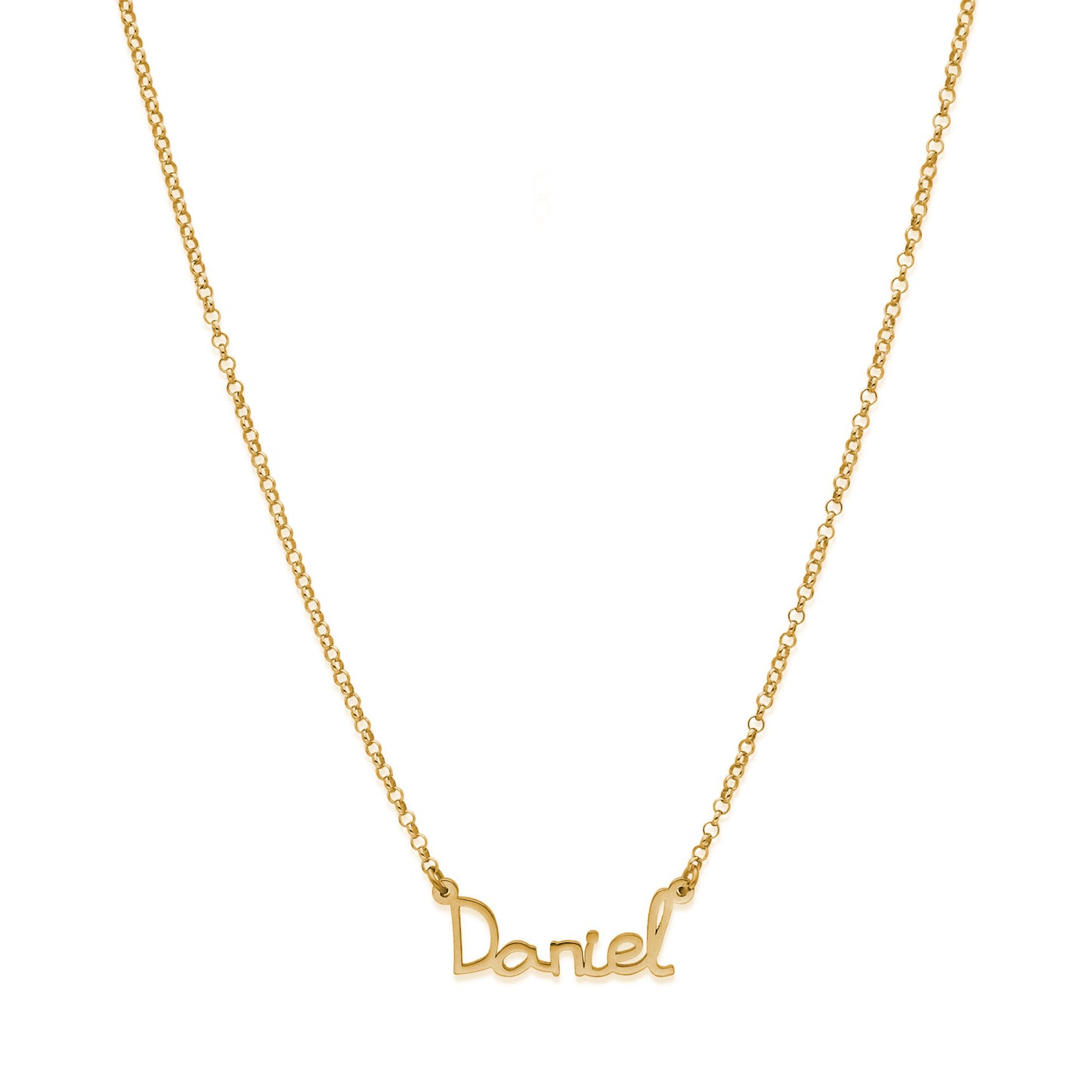 Colgante Nombre Manuscrito Personalizado Plata 925