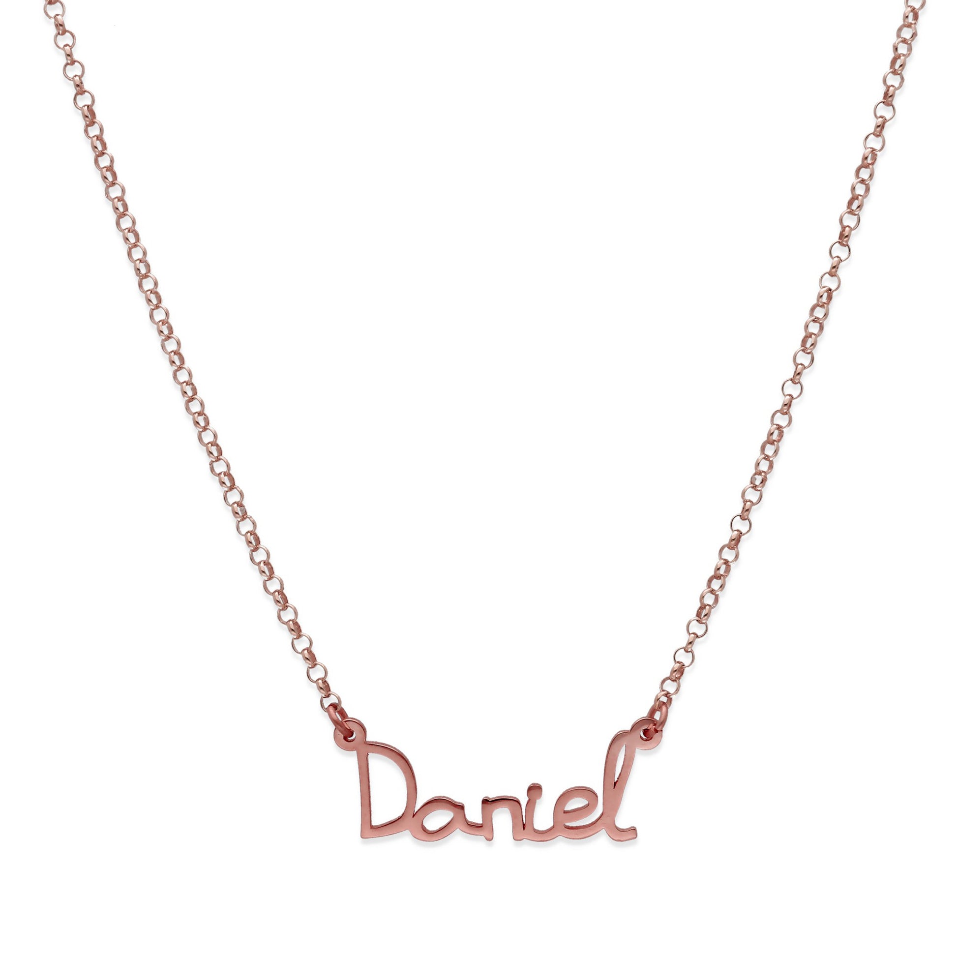 Colgante Nombre Manuscrito Personalizado Plata 925