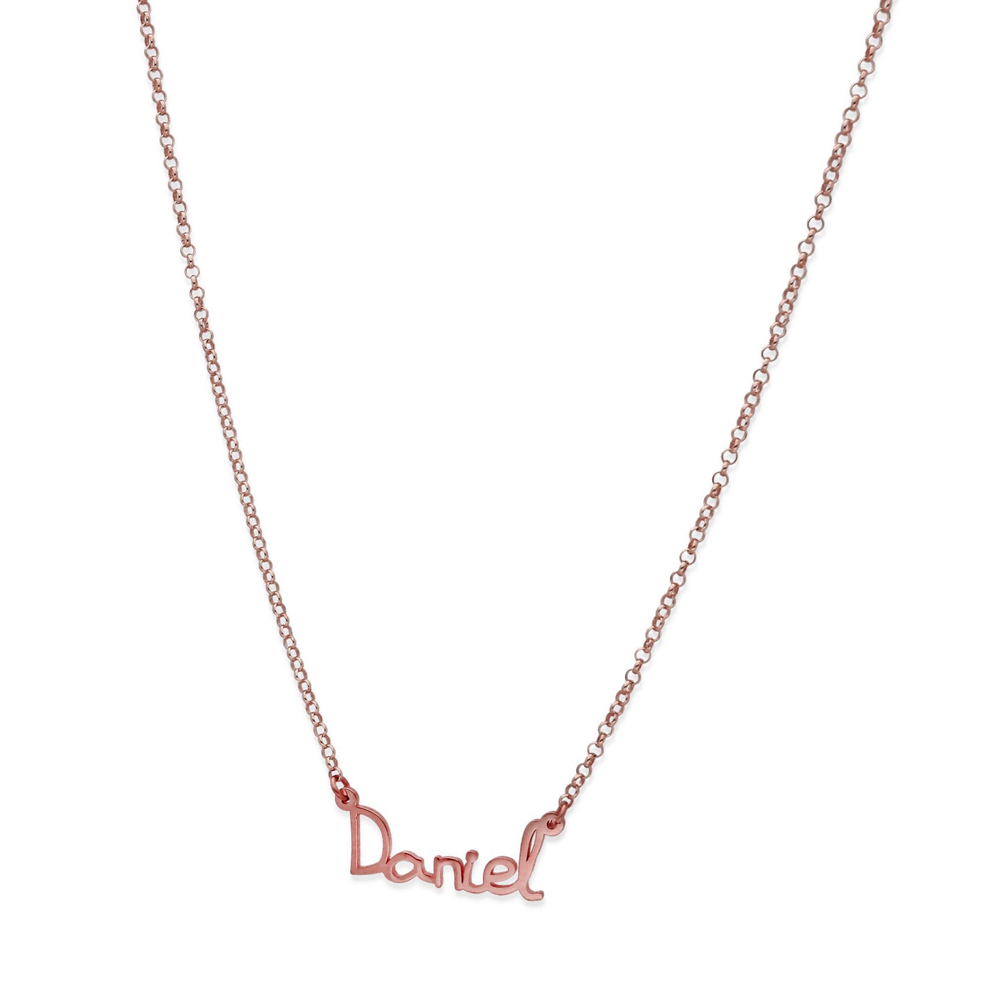 Colgante Nombre Manuscrito Personalizado Plata 925