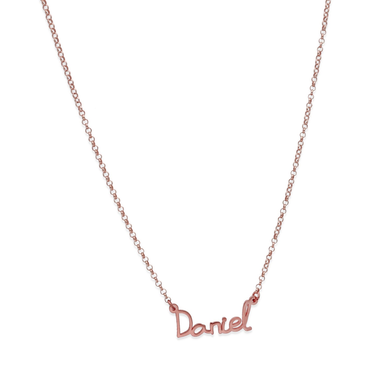 Colgante Nombre Manuscrito Personalizado Plata 925