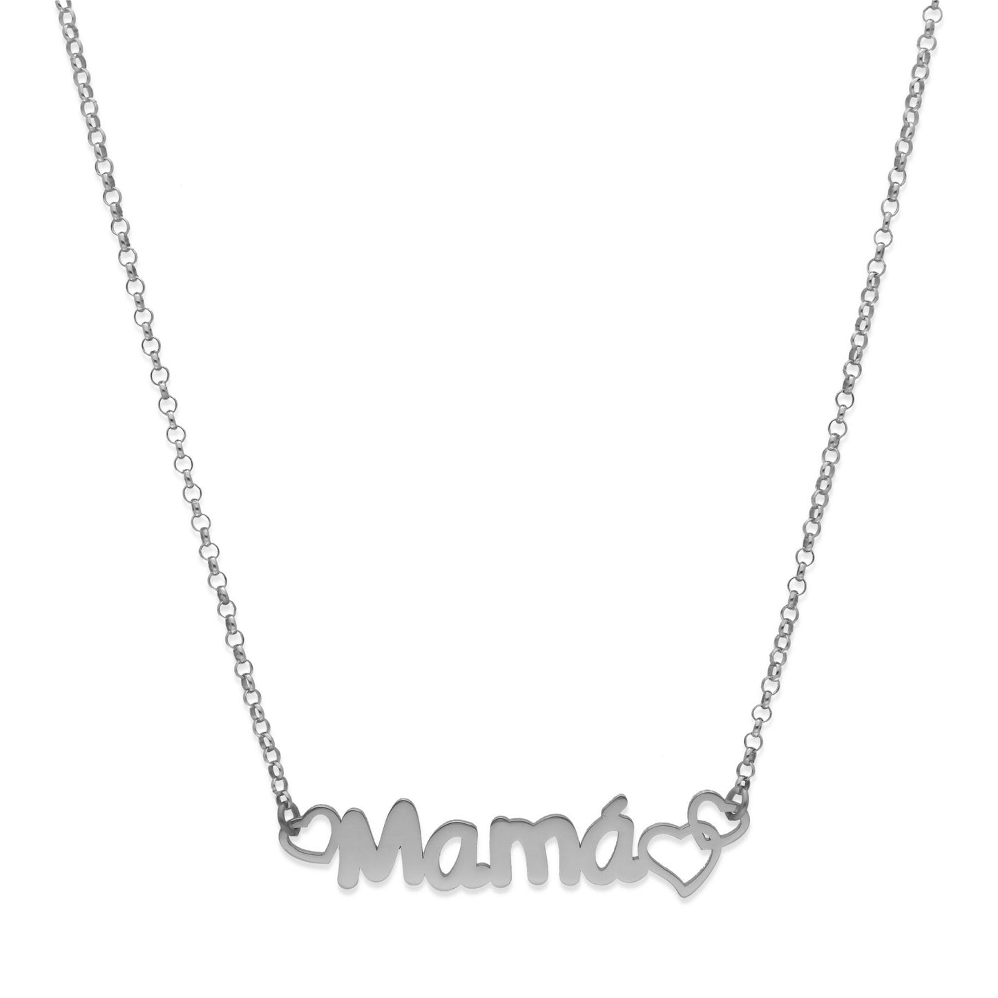 Colgante Love Mamá en Plata de Ley 925