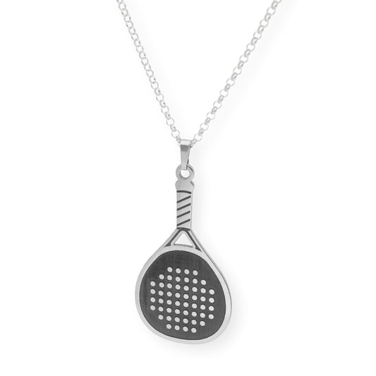 Colgante Pala de Pádel en Plata de ley 925