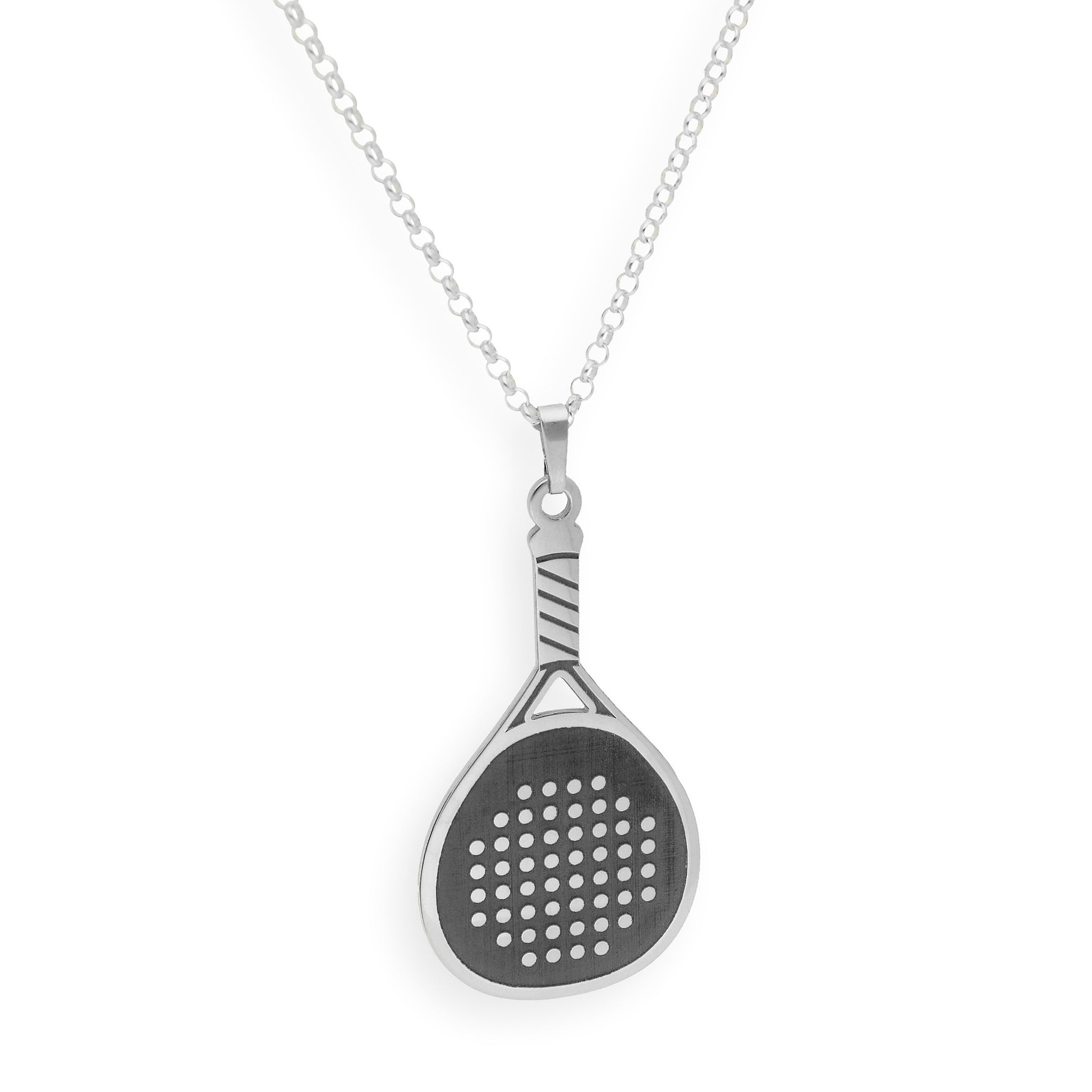 Colgante Pala de Pádel en Plata de ley 925