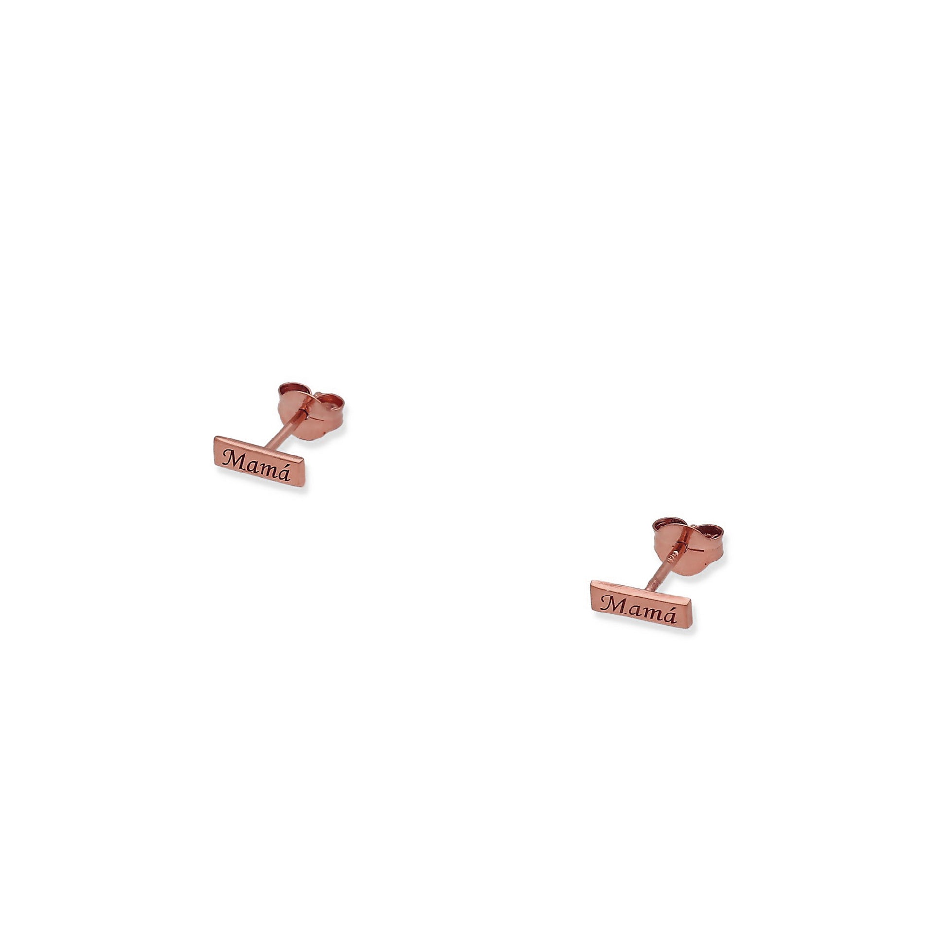 Pendientes Venus Mamá en Plata 925 con Baño de Oro 18k