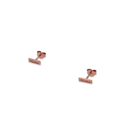 Pendientes Venus Mamá en Plata 925 con Baño de Oro 18k