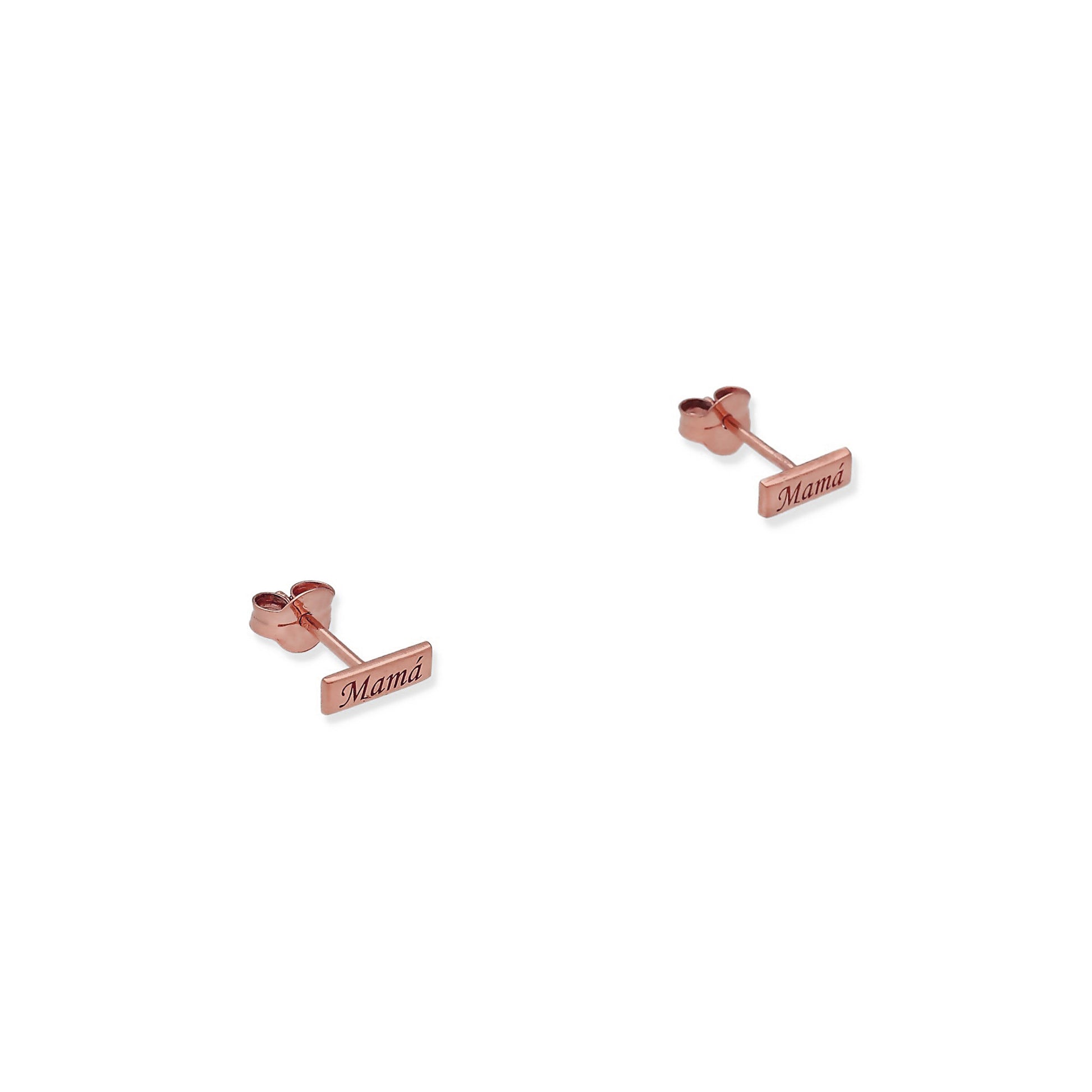 Pendientes Venus Mamá en Plata 925 con Baño de Oro 18k