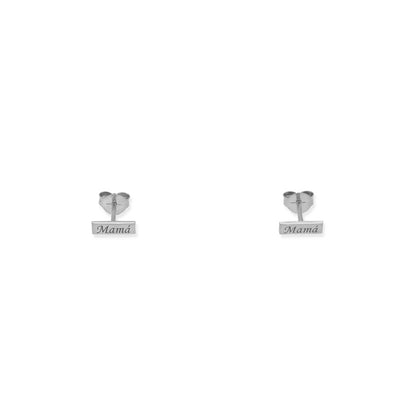 Pendientes Venus Mamá en Plata 925 con Baño de Oro rosa 18k