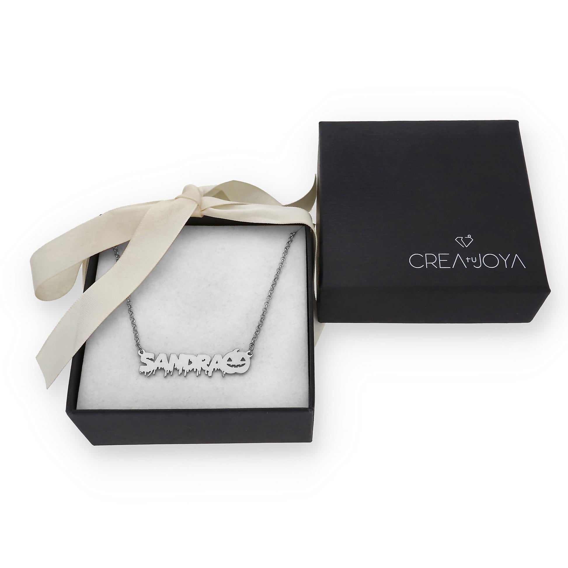 Collar Nombre Calabaza en Plata 925
