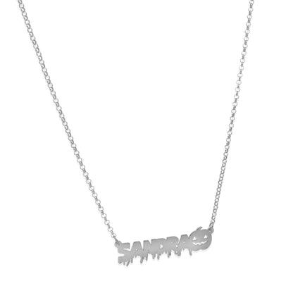 Collar Nombre Calabaza en Plata 925