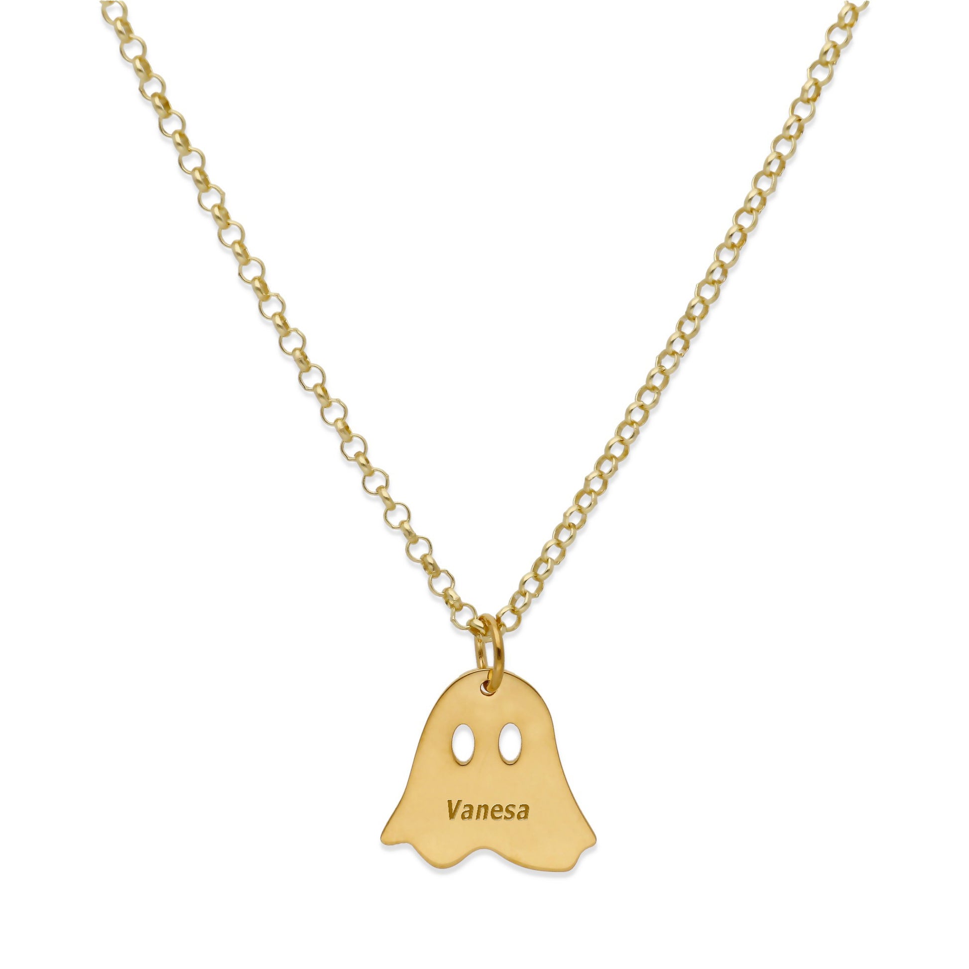 Collar Nombre Fantasma en Plata 925