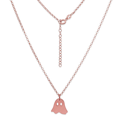Collar Nombre Fantasma en Plata 925 Y Baño Oro 18k