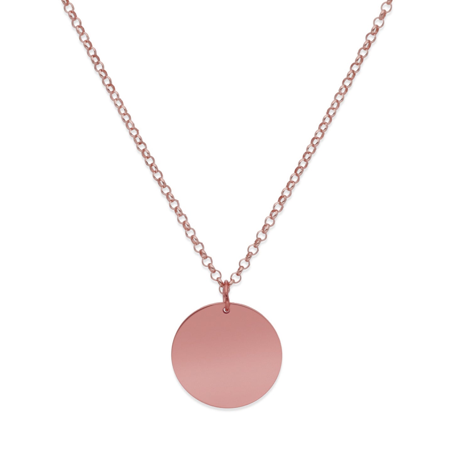 Collar Nombre Dije Calabaza en Plata 925 y Baño Oro Rosa 18k