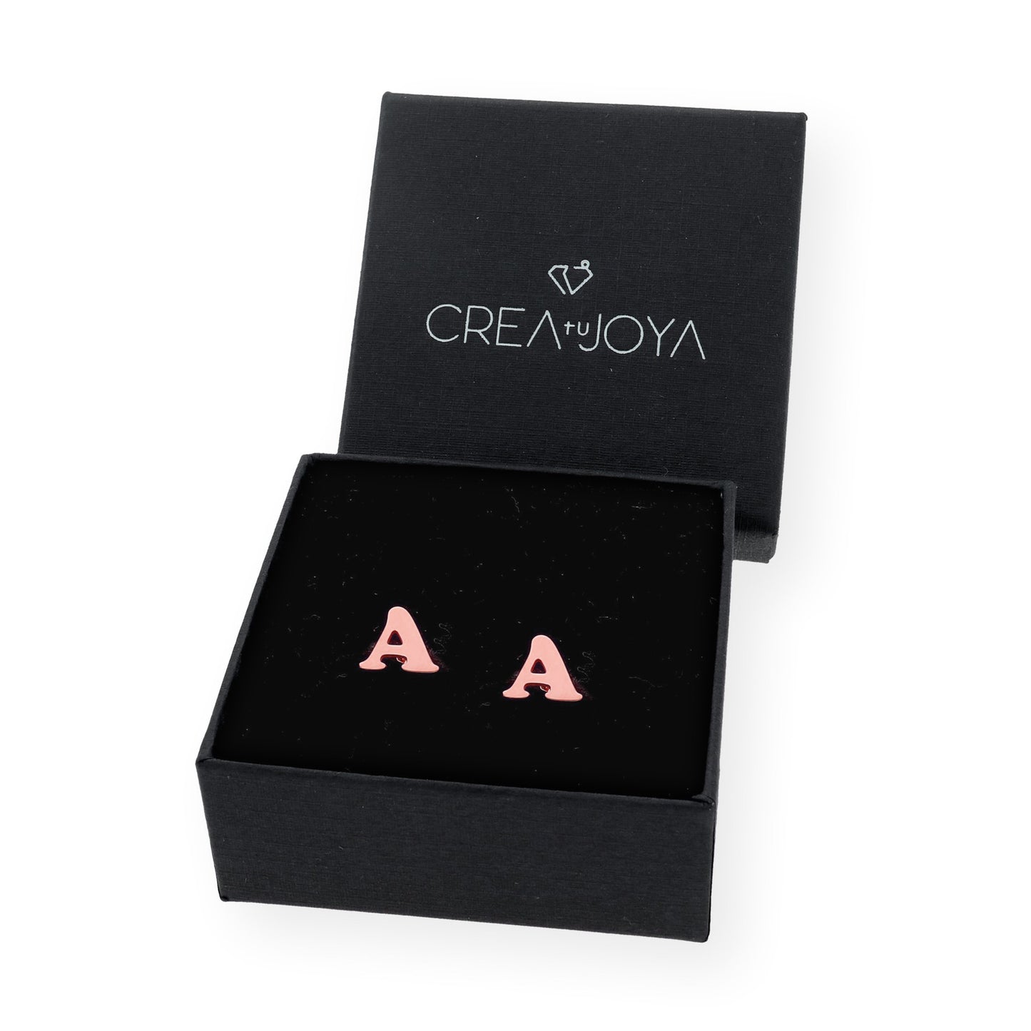 Pendiente Selene Inicial en Plata 925 y Baño Oro 18k