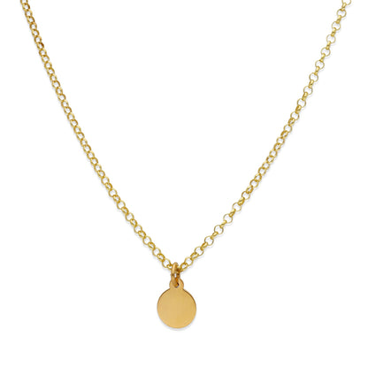 Collar Temis Cruz Esmalte con inicial en Plata 925 con baño Oro rosa 18k