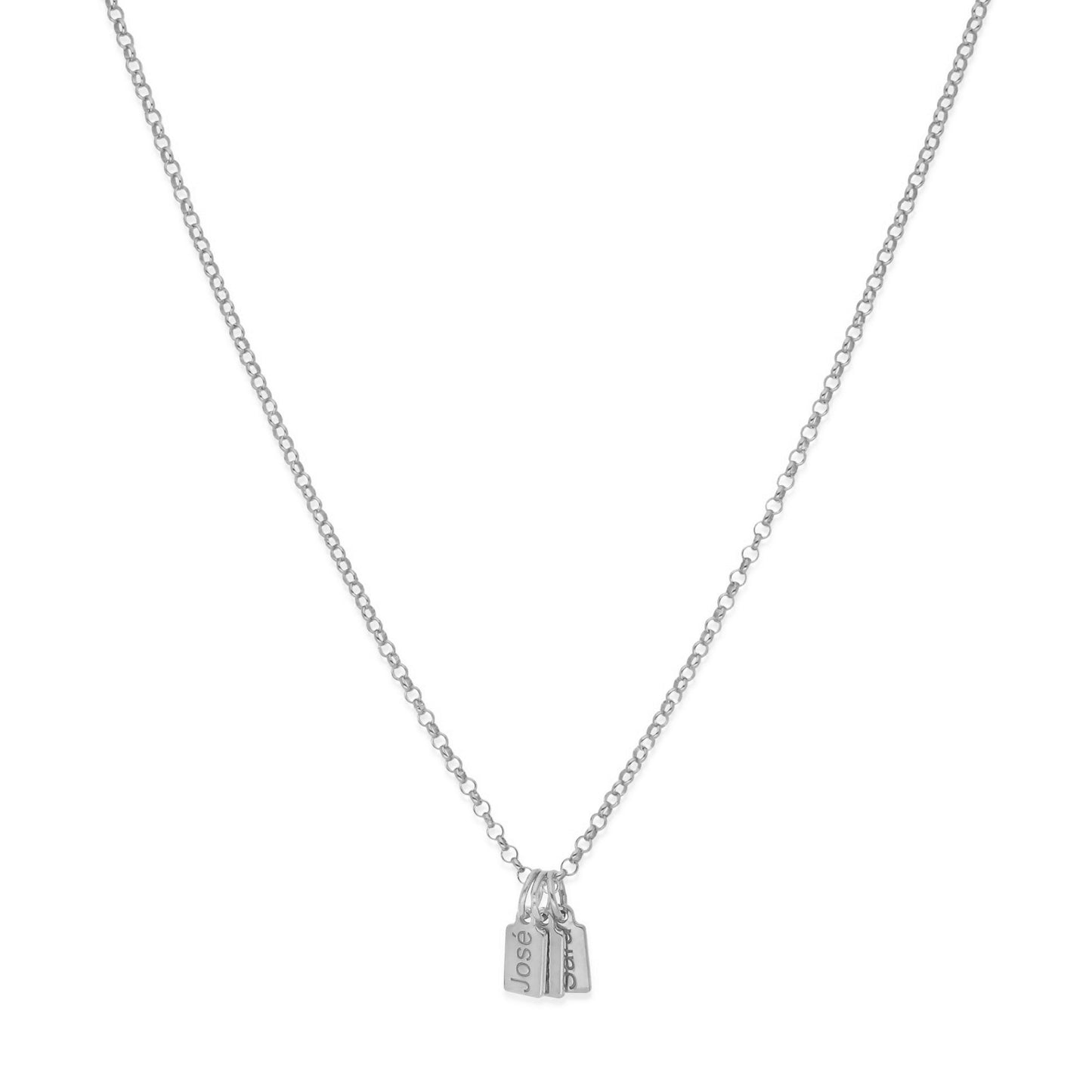 Collar Vesta nombres en Plata 925