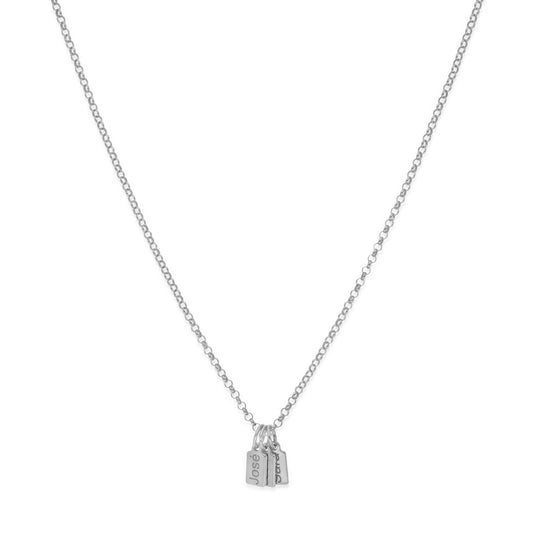 Collar Vesta nombres en Plata 925