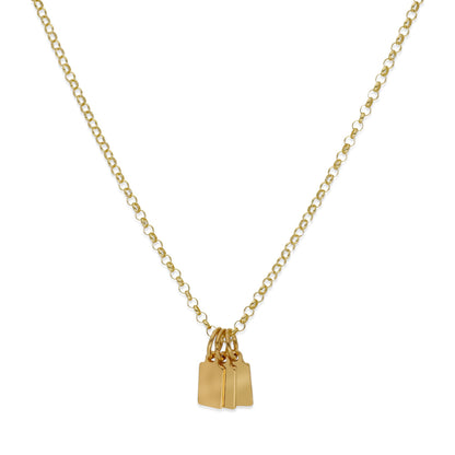 Collar Vesta nombres en Plata 925
