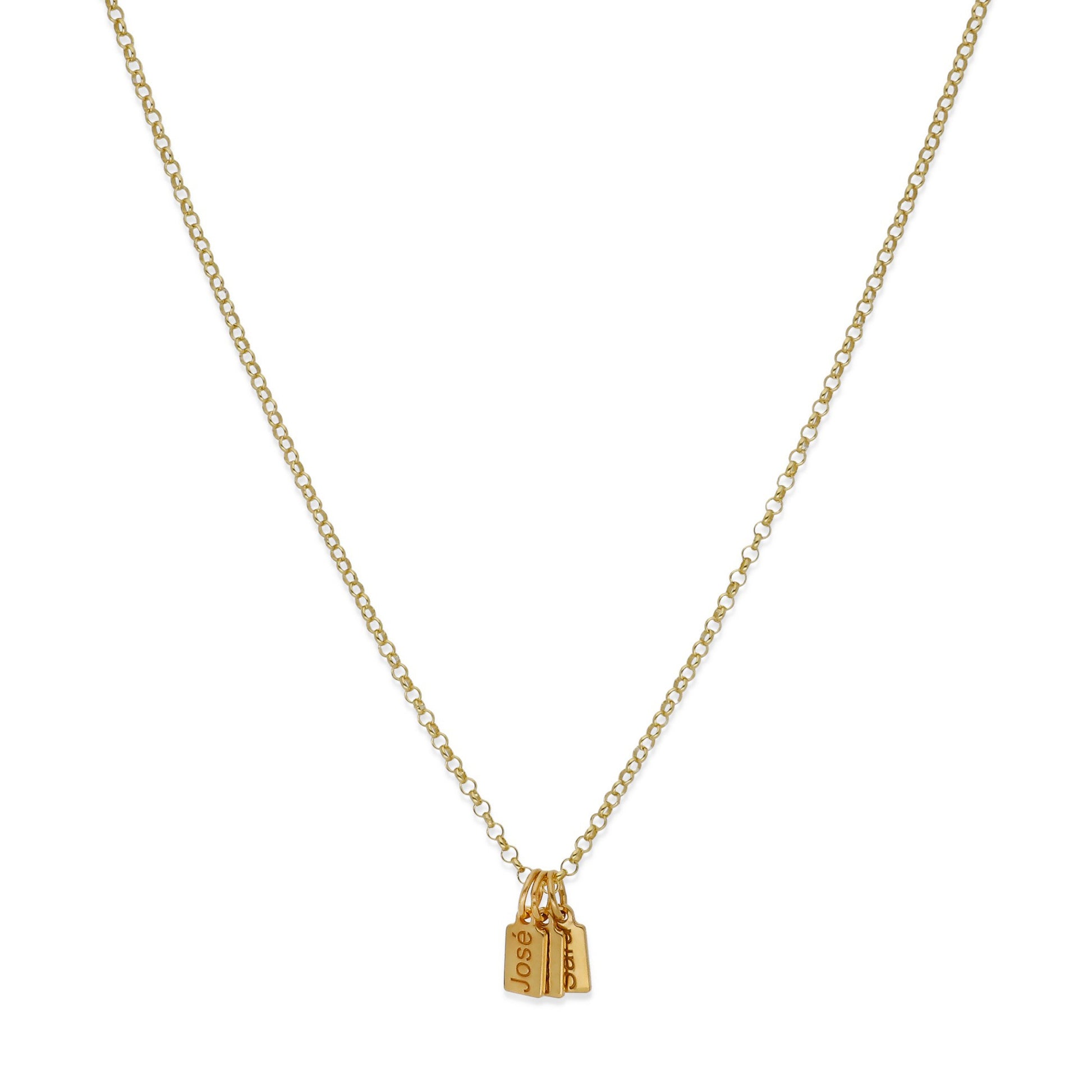 Collar Vesta nombres en Plata 925