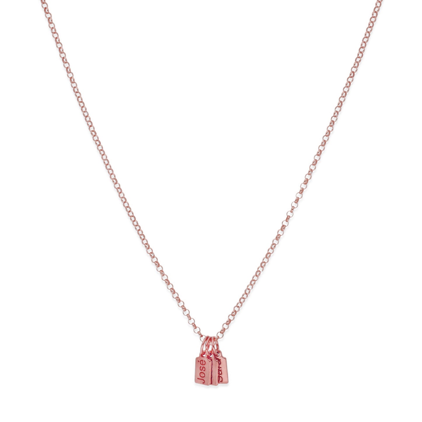 Collar Vesta nombres en Plata 925
