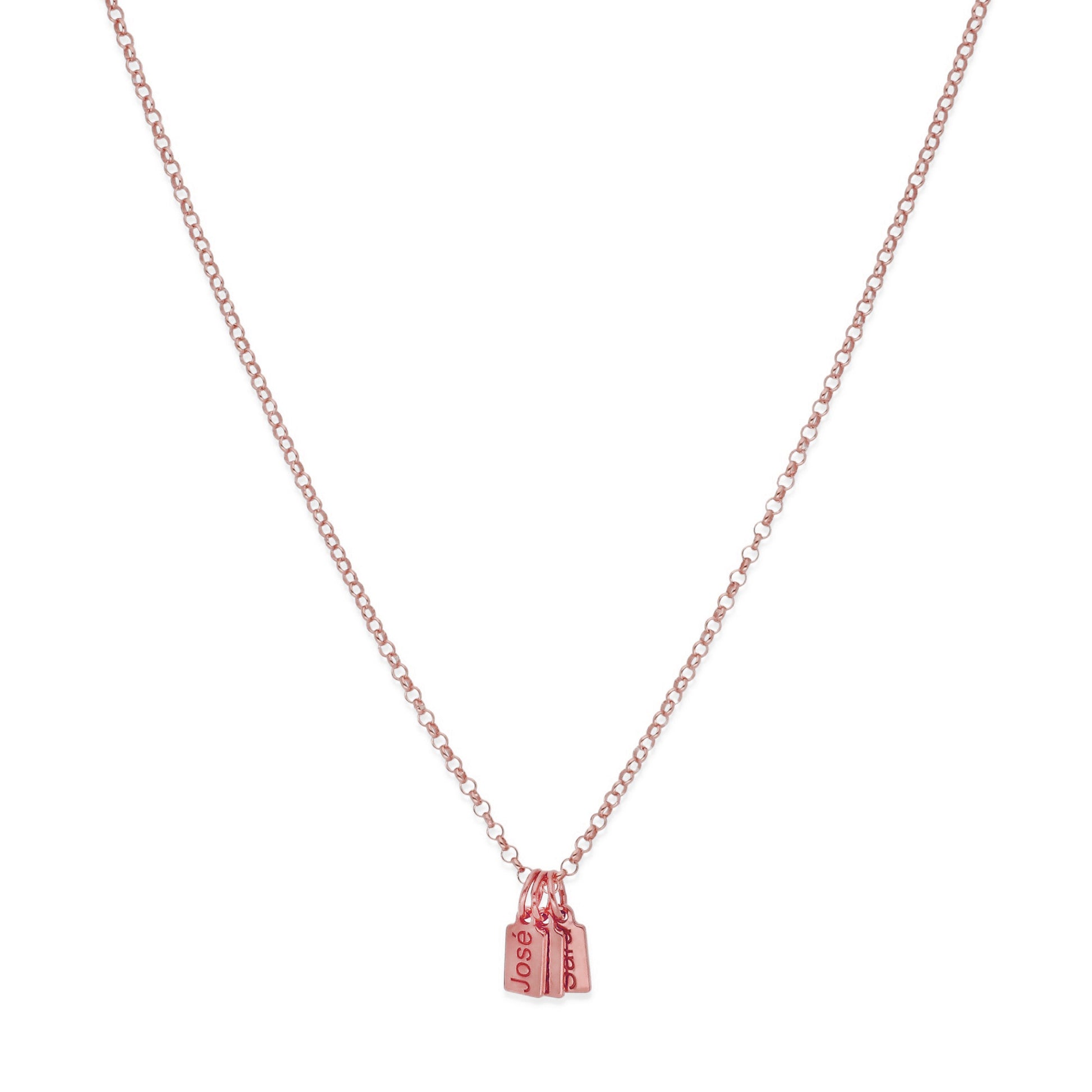 Collar Vesta nombres en Plata 925
