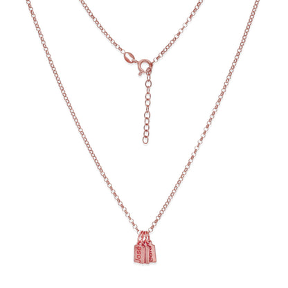 Collar Vesta nombres en Plata 925