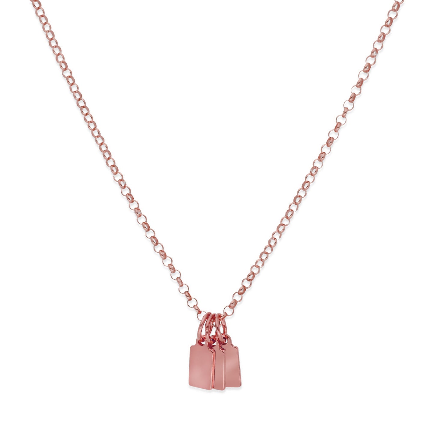 Collar Vesta nombres en Plata 925 y Baño Oro 18k