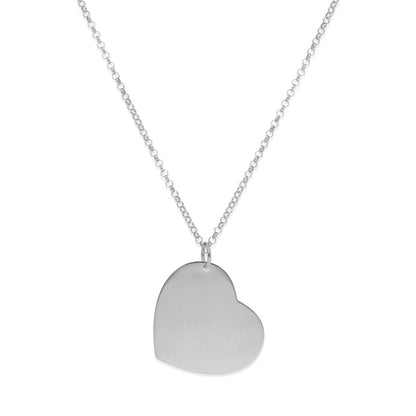 Collar Flora Corazón y árbol con nombres en Plata 925 y Baño Oro rosa 18k