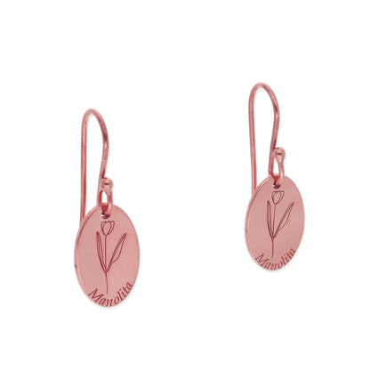 Pendientes Asha Nombre en Plata 925