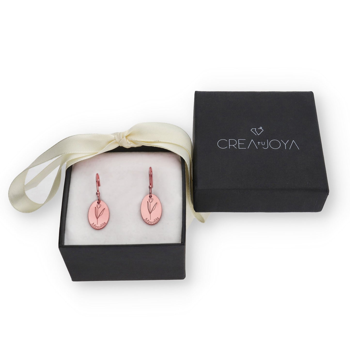 Pendientes Asha Nombre en Plata 925