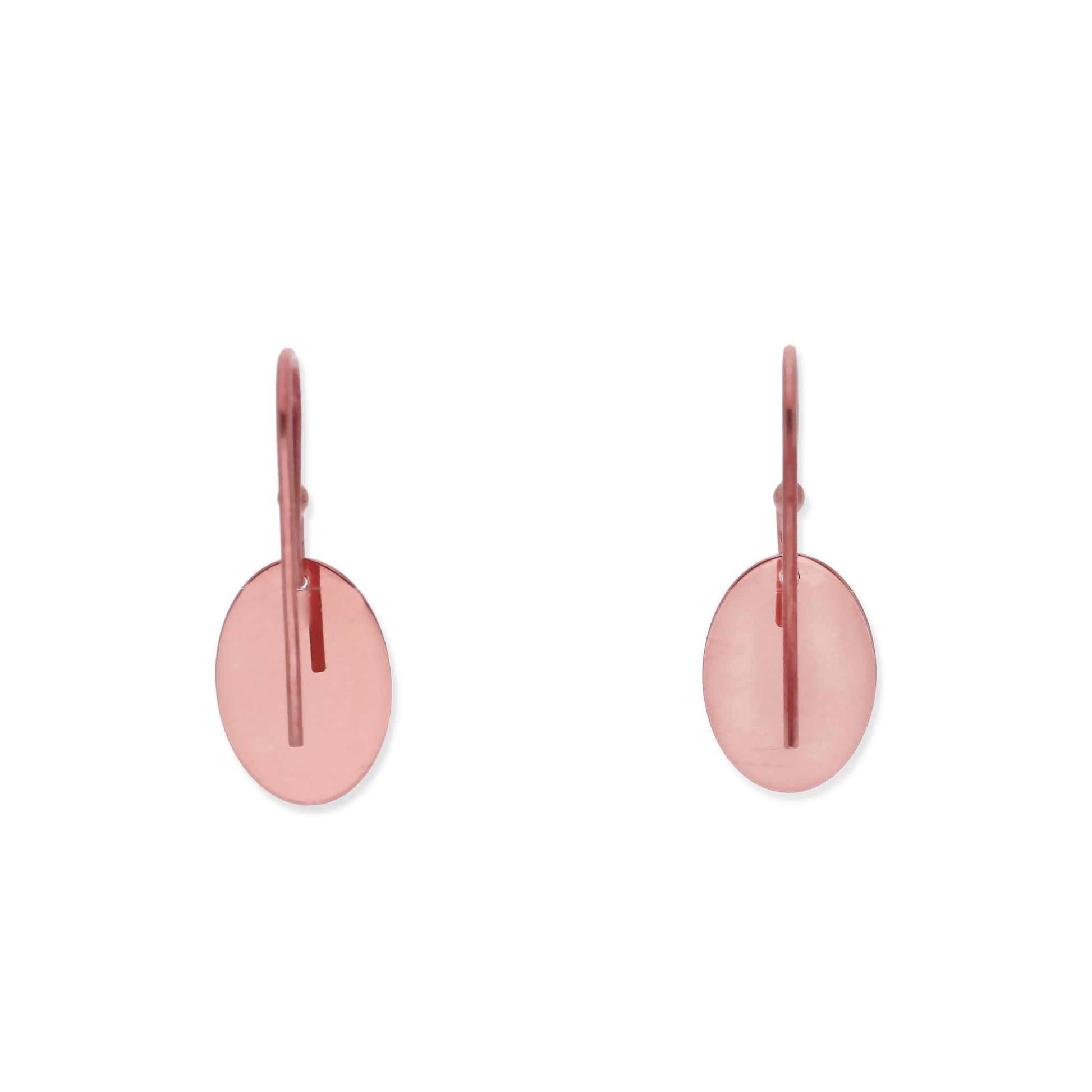 Pendientes Asha Nombre en Plata 925 y Baño Oro rosa 18k