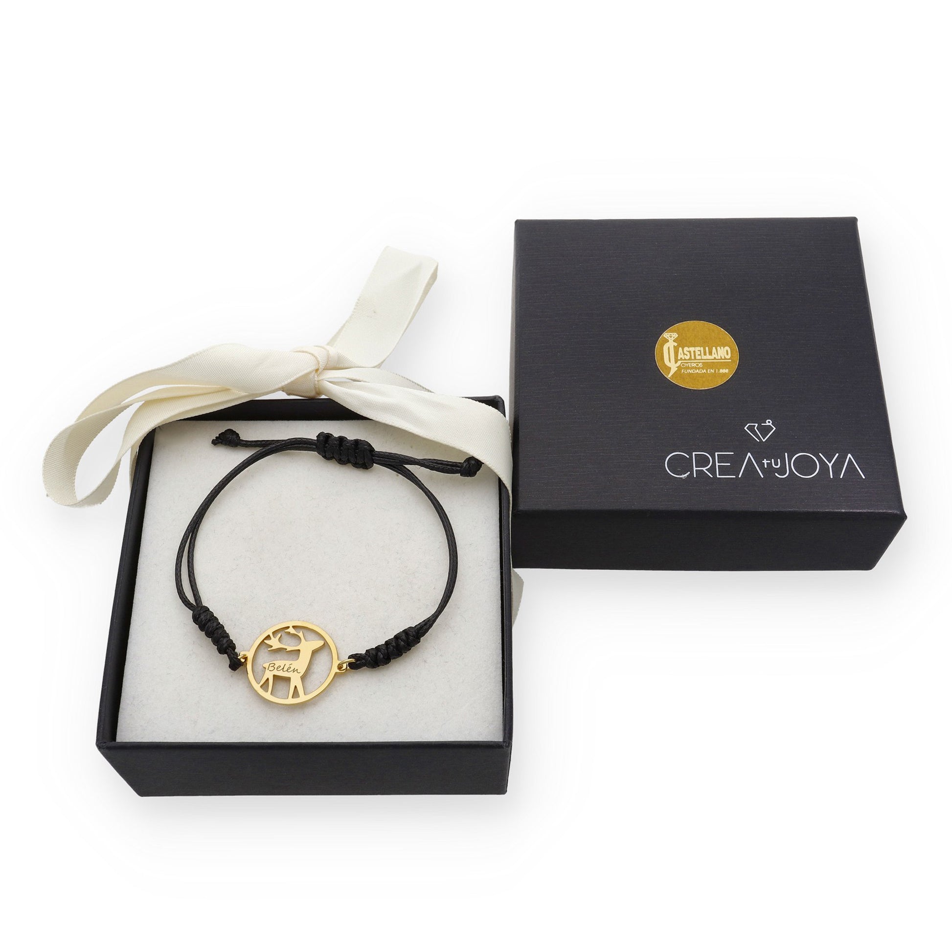 Pulsera Reno Macramé en Plata de Ley 925 y Baño Oro 18k
