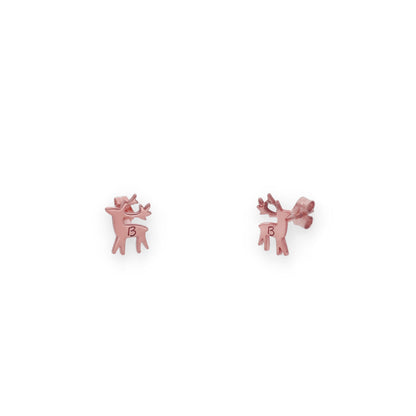 Pendientes Reno Inicial en Plata de Ley 925