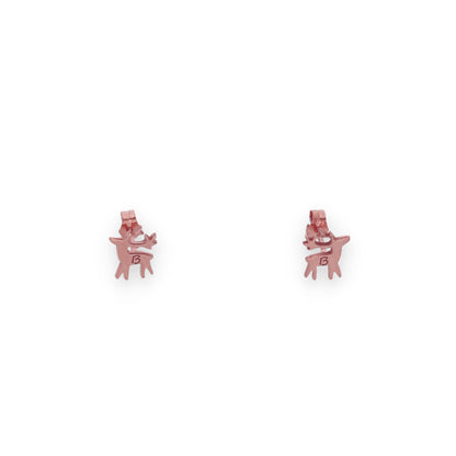 Pendientes Reno Inicial en Plata de Ley 925