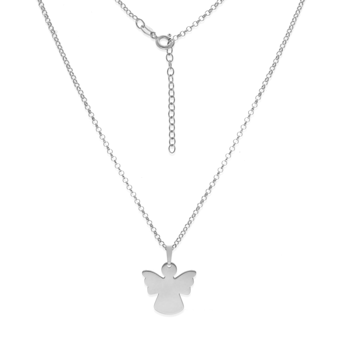 Colgante Ángel Inicial en Plata 925
