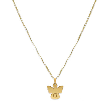 Colgante Ángel Inicial en Plata 925