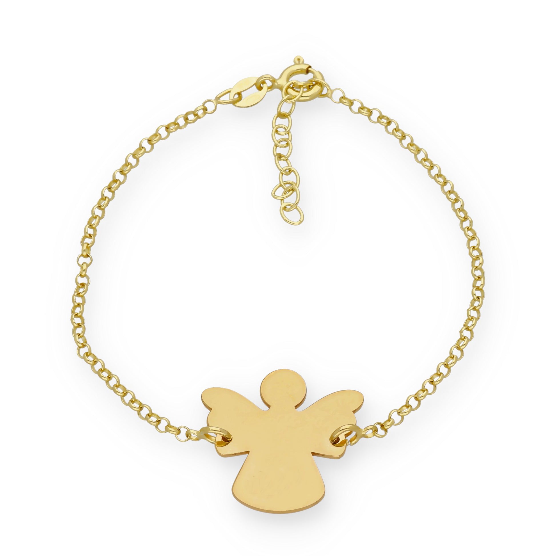 Pulsera Ángel Inicial en Plata de Ley 925