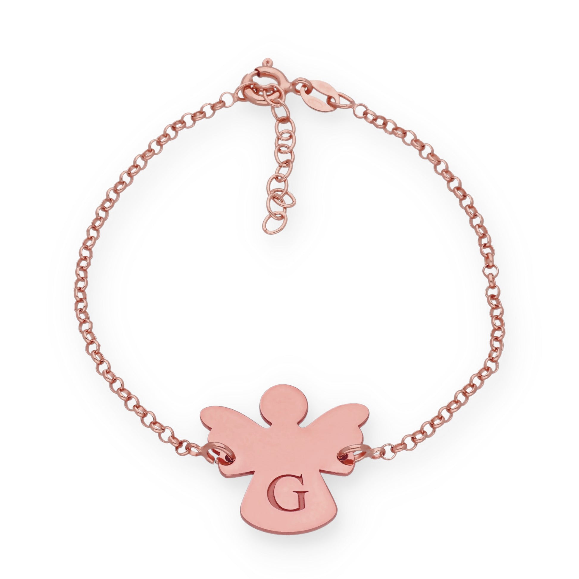 Pulsera Ángel Inicial en Plata de Ley 925