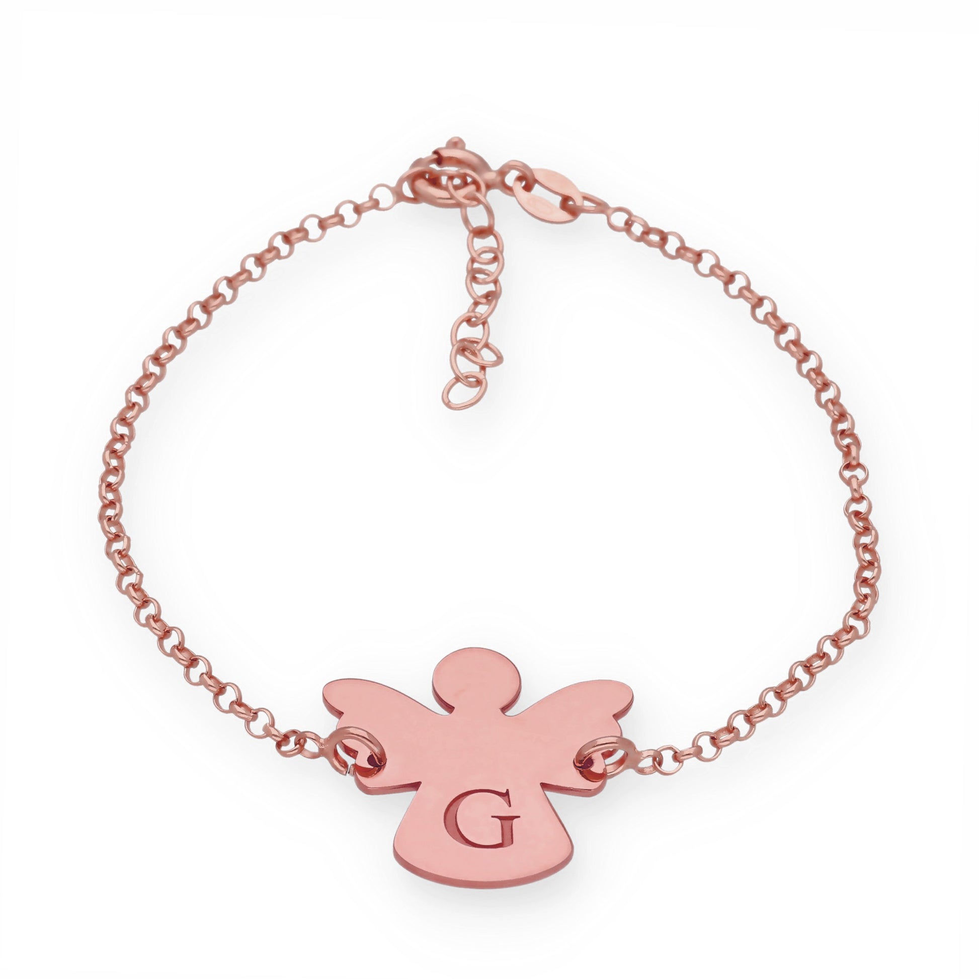 Pulsera Ángel Inicial en Plata de Ley 925