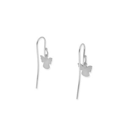 Pendiente Ángel en Plata de Ley 925 y Baño Oro rosa 18k