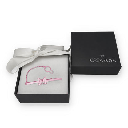 Clip de Corbata Acis Iniciales en Plata de Ley 925 y Baño de Oro 18k