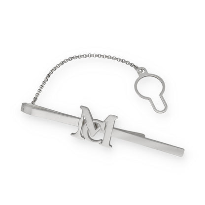 Clip de Corbata Acis Iniciales en Plata de Ley 925 y Baño Oro rosa 18k
