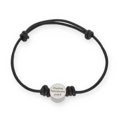 Pulsera Júpiter frase y nombres en Plata de Ley 925