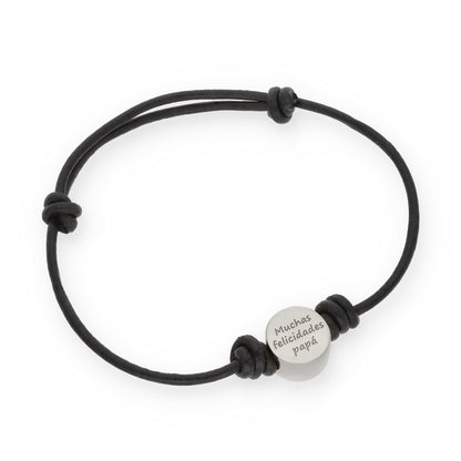 Pulsera Júpiter frase y nombres en Plata de Ley 925 y Baño Oro 18k