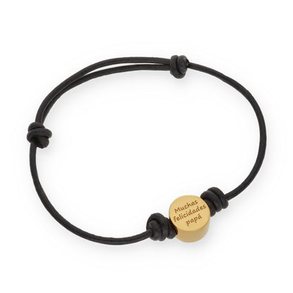 Pulsera Júpiter frase y nombres en Plata de Ley 925 y Baño Oro 18k