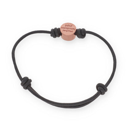 Pulsera Júpiter frase y nombres en Plata de Ley 925 y Baño Oro 18k