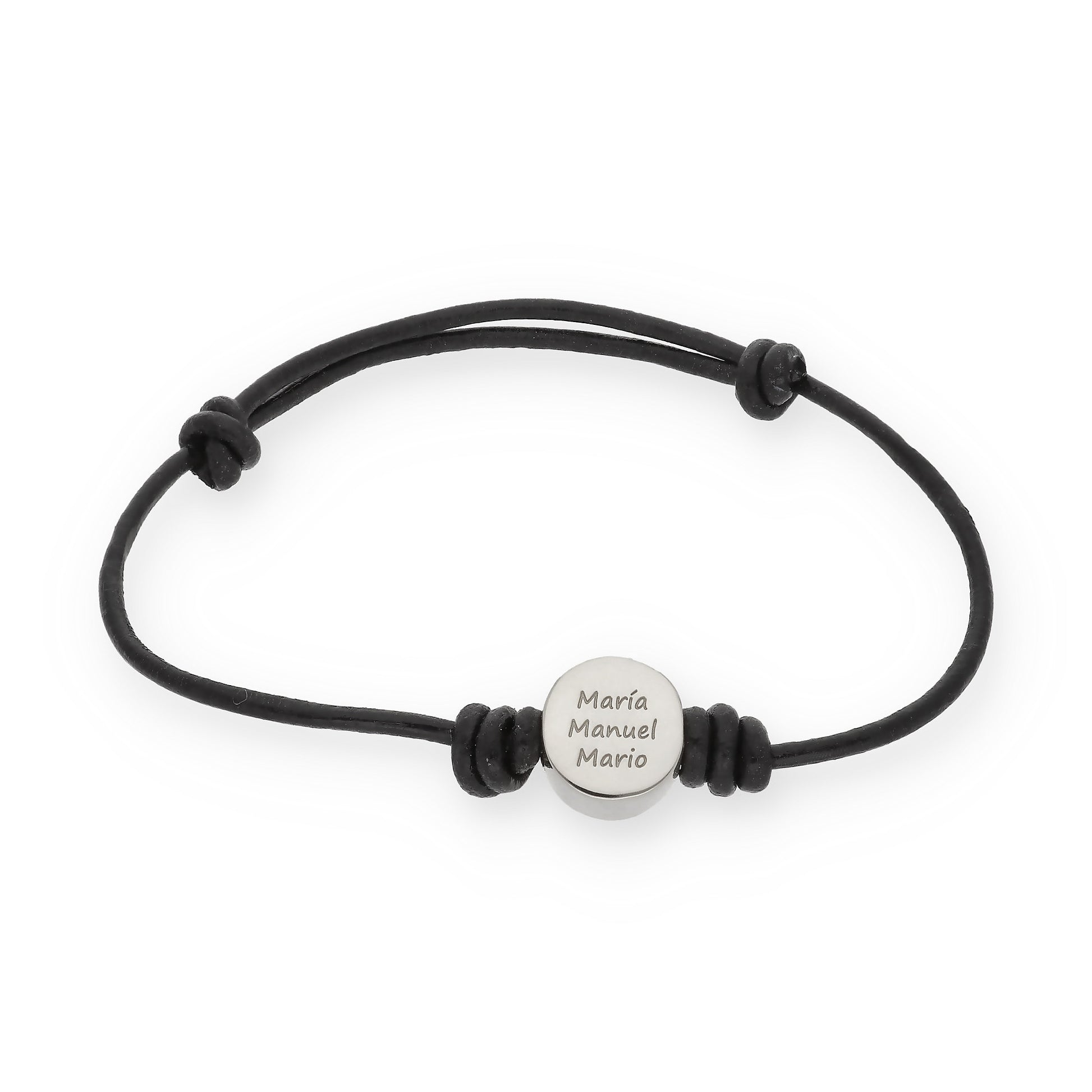 Pulsera Júpiter frase y nombres en Plata de Ley 925 y baño Oro rosa 18k