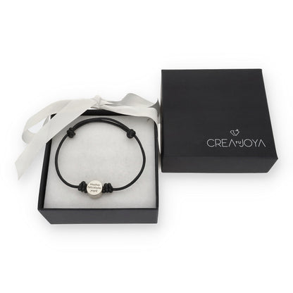 Pulsera Júpiter frase y nombres en Plata de Ley 925 y baño Oro rosa 18k