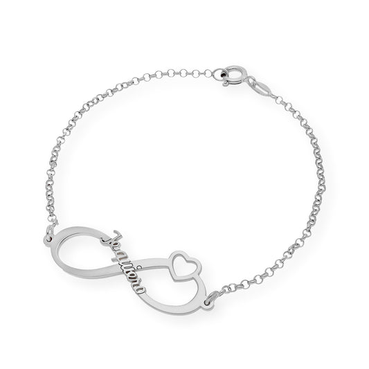 Pulsera Te Quiero Infinito en Plata de Ley 925